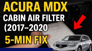 How to Replace Cabin Air Filter on 2017-2020 Acura MDX (Easy DIY Step-by-Step) 3 minutes