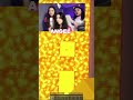 MINECRAFT LAVA CHALLENGE🌸 #shorts #minecraft