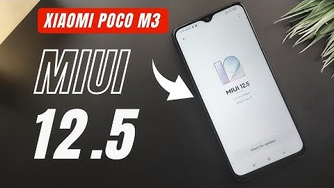 Xiaomi Poco M3 Latest System Update | MiUi 12.5 | New Version |