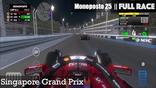 PUNCTURE?! | Singapore Grand Prix | Monoposto 2025: FULL RACE | Race 16 | 2025 Championship screenshot 2