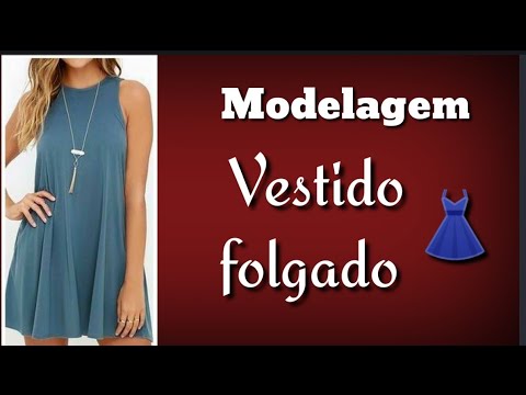 Modelagem de Vestido folgado