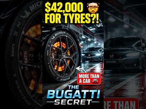 AiTimeline Short: The $42,000 Secret Behind Bugatti Tyres! 🤯 #Shorts