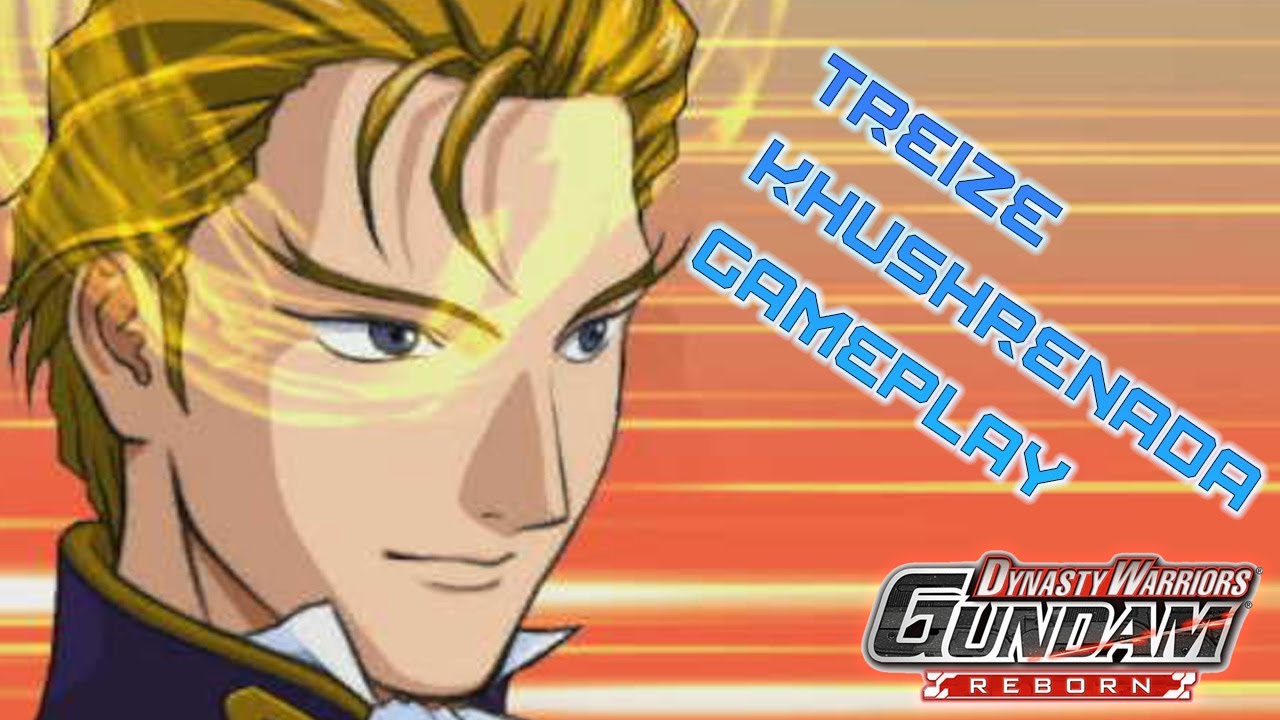 Treize Treize Khushrenada Gameplay:DW Gundam Reborn - YouTube