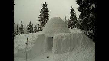 Igloo Built In Time Lapse