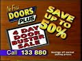 Doors plus no fuss  july 1999  90s australian adverts