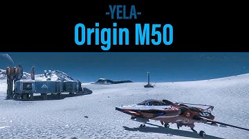 Star Citizen - Origin M50 Over Yela - 4K Ultrawide