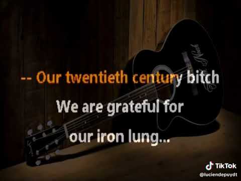 My iron lung Acoustic KARAOKE by RADIOHEAD ( lucien depuydt karaoke )