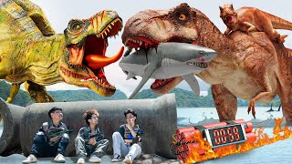 New Hollywood Dinosaur Movie (2023) | Rescue Rexy | T-rex Vs indominus rex | dinosaur | Ms. Sandy
