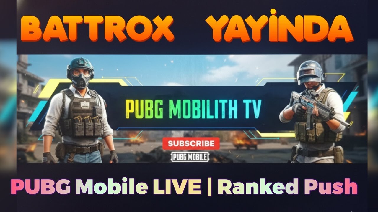 PUBG Mobile LIVE | Ranked Push Subscribe for daily PUBG Mobile LIVE streams!