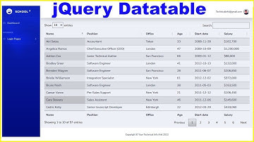 How to Use jQuery Datatable With PHP MySQL    Hindi