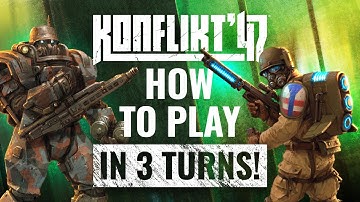 Learn How To Play Konflikt ‘47 In JUST 3 Turns!