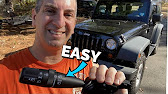 How To Replace 07-17 Jeep Wrangler JK Turn Signal Switch - YouTube