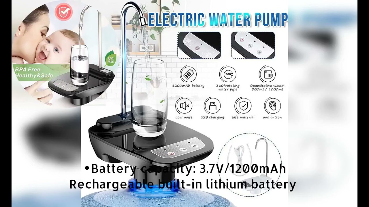 Rechargeable Electric Water Dispenser Pump YH001 shopee