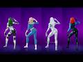 Fortnite Supermarket Emote With Gamora Susan Storm Emma Frost Mystique Skin Thicc 🍑😜😍 Who Won ?