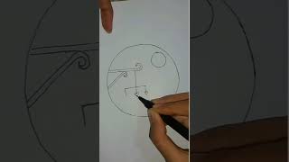 Easy circle drawing|| #youtubeshorts #drawing #art #trending#youtube #youtubeshorts #shorts #drawing