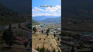 Bhutan's Air Quality is next level ✅️❤️ #ytshorts #shortsfeed #shorts #travel #MSP #explore #nature