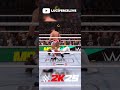 THE MIZ just FACEBUSTERED Seth Rollins 😱🔥 | WWE 2K25 #shorts #gaming #trending #viral #wwe