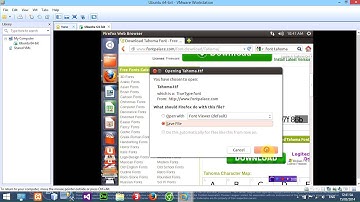 cài đặt font chử trên Ubuntu bài 2