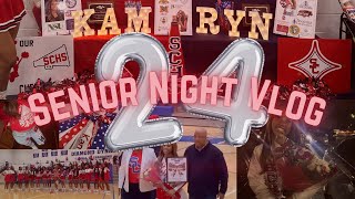 senior night vlog: cheer edition - grwm, senior solo, cheer battle, & more!