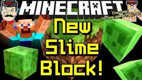 Minecraft New BOUNCY SLIME BLOCK in 14w02b Snapshot!