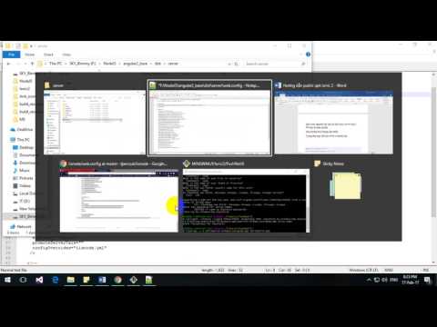Hosting Node js Applications on Windows Server 2012
