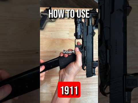 How to use a 1911 #shorts