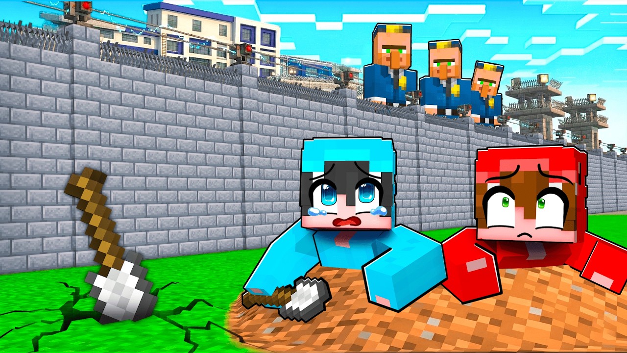 Hice un TÚNEL SECRETO para Escapar de la PRISIÓN Más Segura de Minecraft...