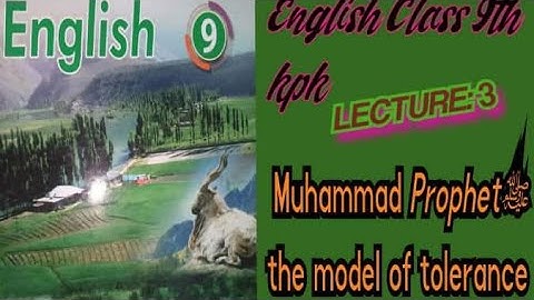 Prophet Muhammad ﷺ the model of Tolerance@