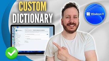 How To Enable Custom Dictionary On Windows 11