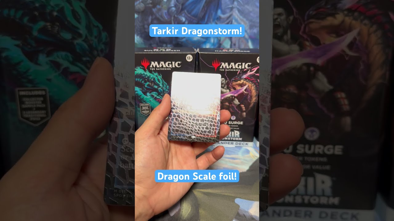 mtg #tarkirdragonstorm Dragon Scale foil SPG Scalding Tarn