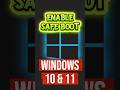 How to Enable Safe Boot for PC 🖥️