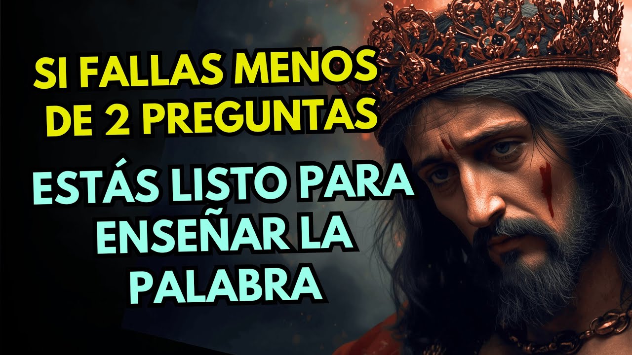 QUIZ LEGENDARIO 😱 25 Preguntas Bíblicas que Pondrán a Prueba tu Fe 📖✨ | Solo para Expertos