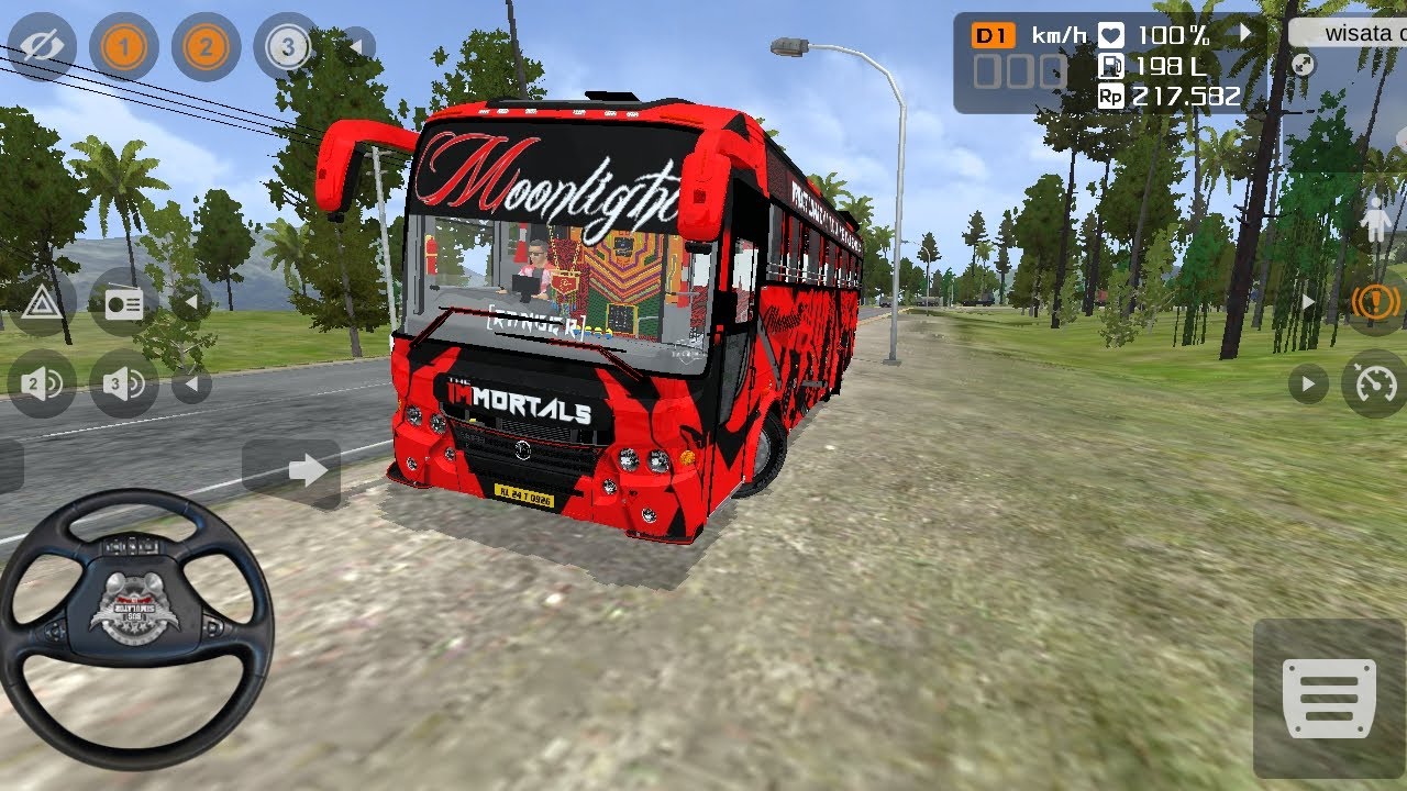 Kerala #original #moonlight#super#best #tourist bus #game play#for#new map #hills station road #bus#