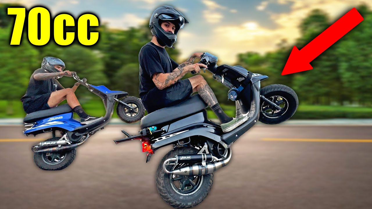 Первая поездка на моём трюковом самокате! (Вам это нужно)