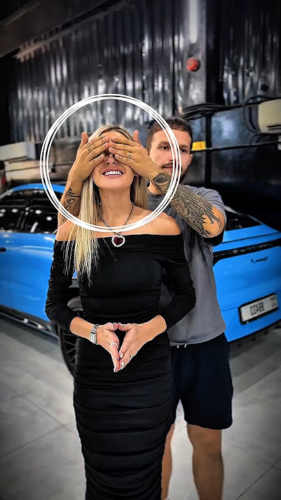 This woman was given a surprise by her husband #shorts