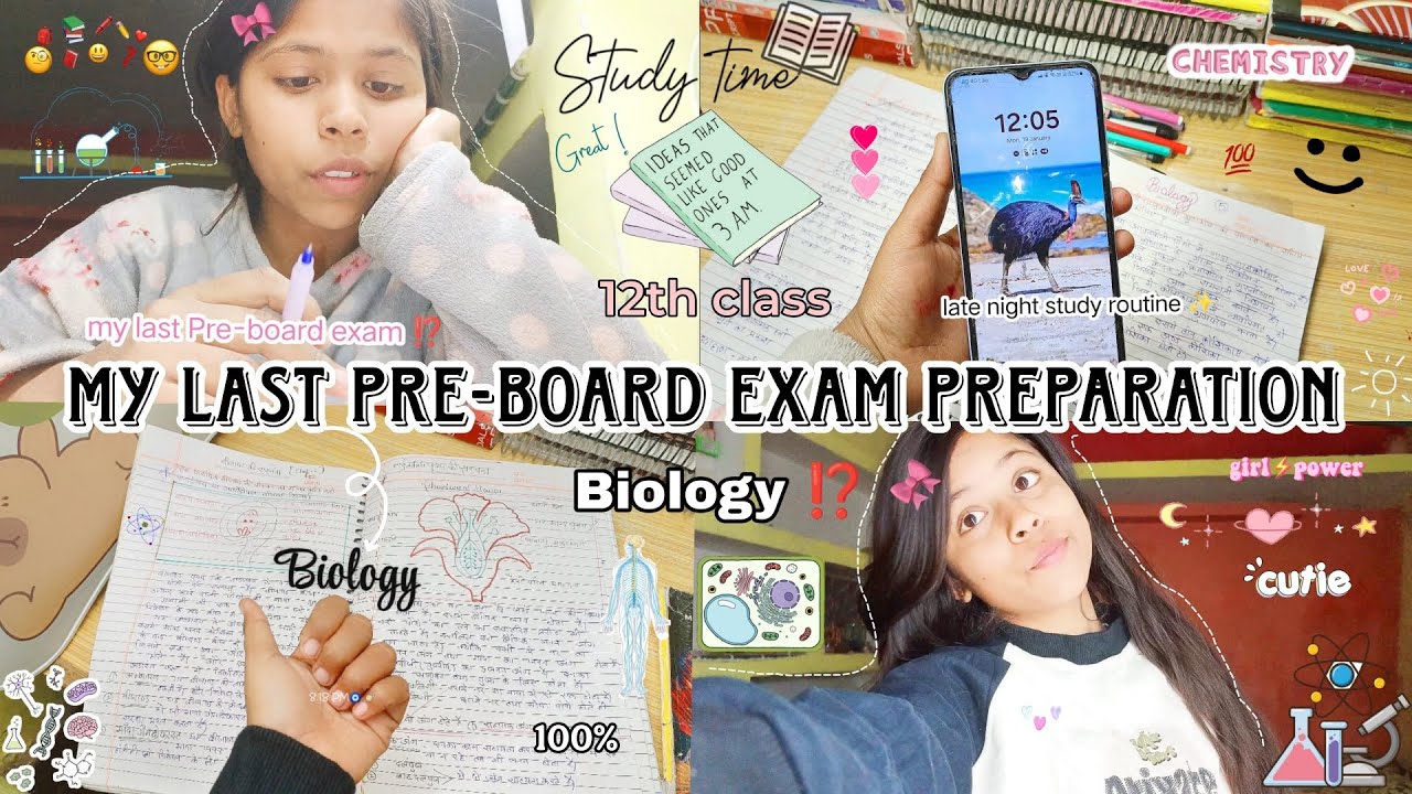 My last Pre-board exam 🎀