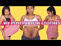 MY POSTPARTUM CLOTHES !! POST PREGNANCY CHALLENGE!!