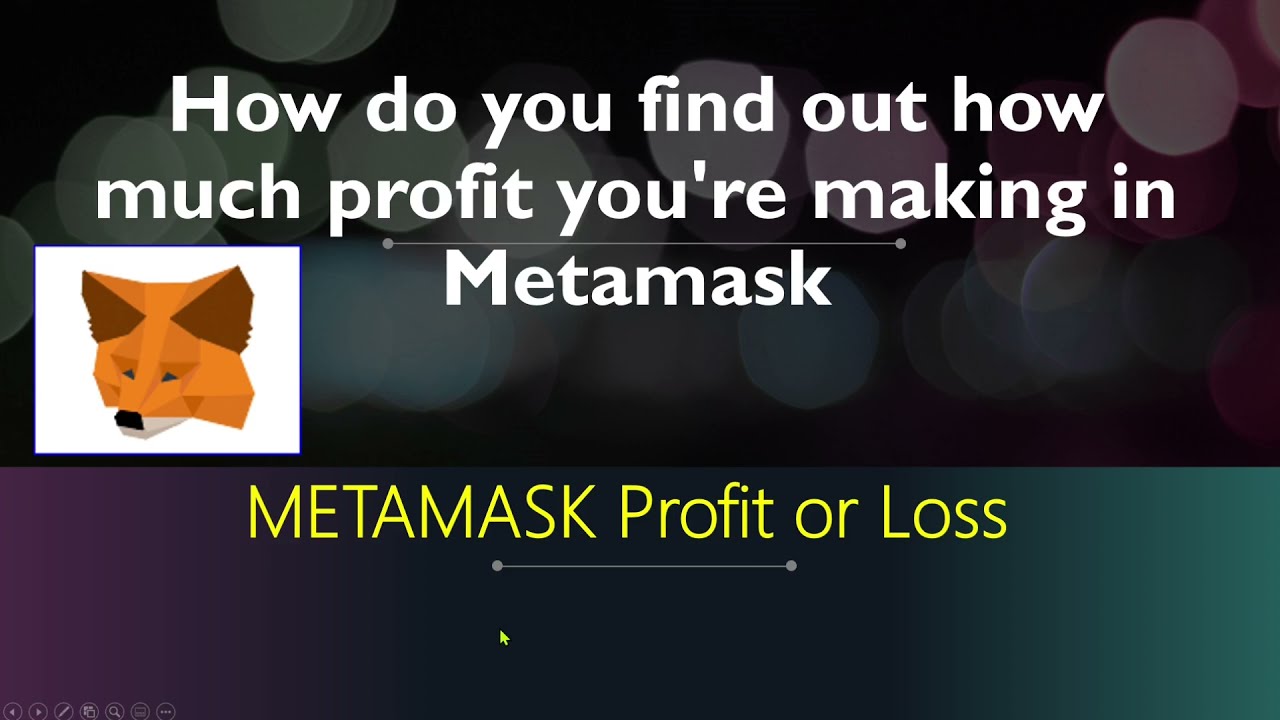 How Do You Find Out How Much Profit You re Making In Metamask YouTube