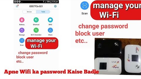 Manage your Wi-Fi all setting password changing user block wirelessly data access control your Wi-Fi