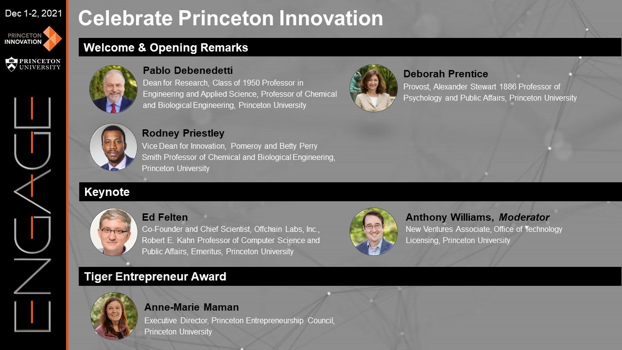 Engage 2021 - Celebrate Princeton Innovation (Part 1)