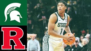Michigan State vs Rutgers Men's College Basketball Highlights, Jan 27 2026