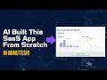 AI Builds a Full SaaS App in Minutes