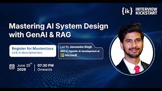 FAANG Gen AI System Design Masterclass | Live Session