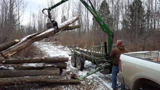 Wallenstein LT60H/LX115 Forestry Trailer