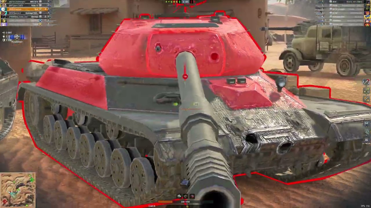 IS-4 WoTB Gunmark Grind Best of - 2  Gunmarks, RNG Shots, Funny enemy players