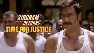 Ajay Devgn's Powerful Moment: Time for Justice | Singham Returns Scene