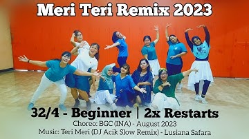 Meri Teri Remix 2023 Line Dance | Beginner | BGC (INA) - August 2023