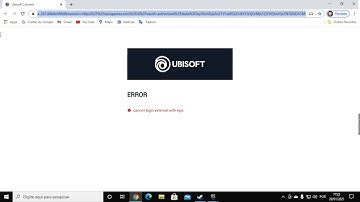 Não estou conseguindo vincular da EPIC na UBISOFT: ERRO cannot login external with epic