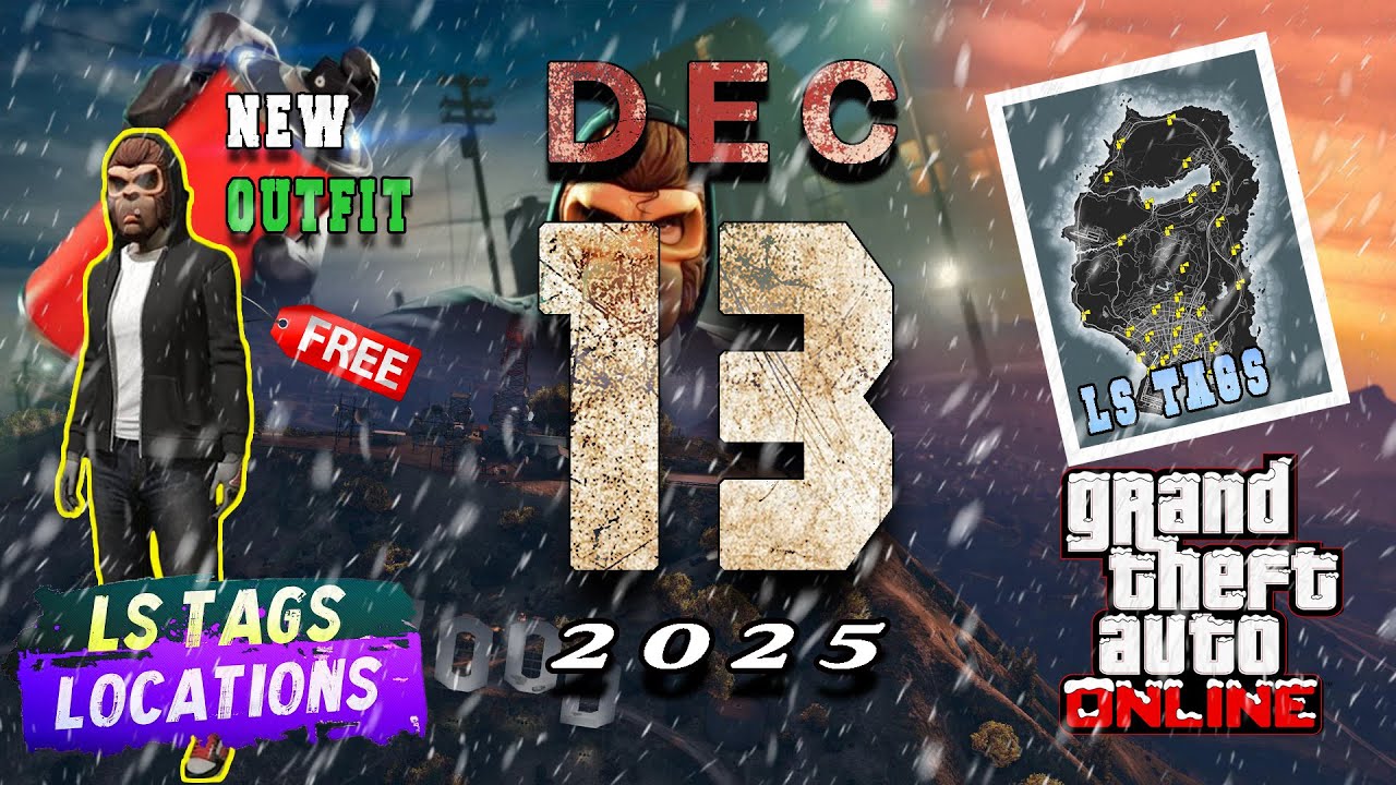 LS Tags Locations December 13th GTA Online 2025 YouTube 