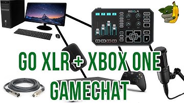 Boring instruction:Xbox Gamechat + GO XLR